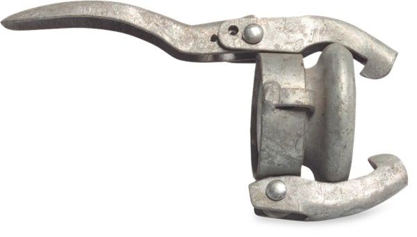 BLINDKOPPELING STAAL 108MM M-DEEL PERROT TYPE PERROT