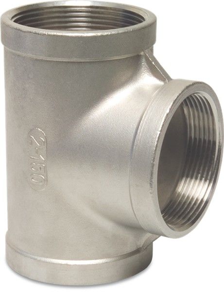 NR. 130 T-STUK 90° RVS 316 1 1/4