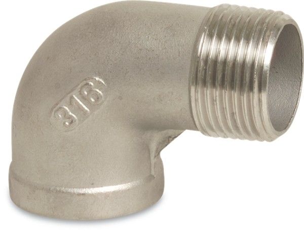 NR. 92 KNIE 90° RVS 316 1/4