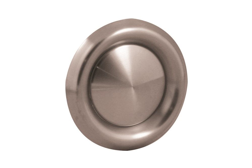 RVS AFZUIGVENTIEL MET KLEMMEN Ø 100MM