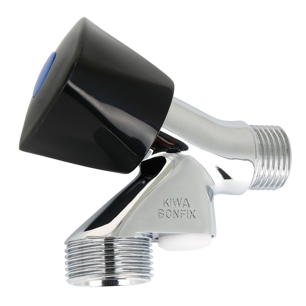 BELUCHTERKRAAN MET KEERKLEP EN ZWARTE KNOP