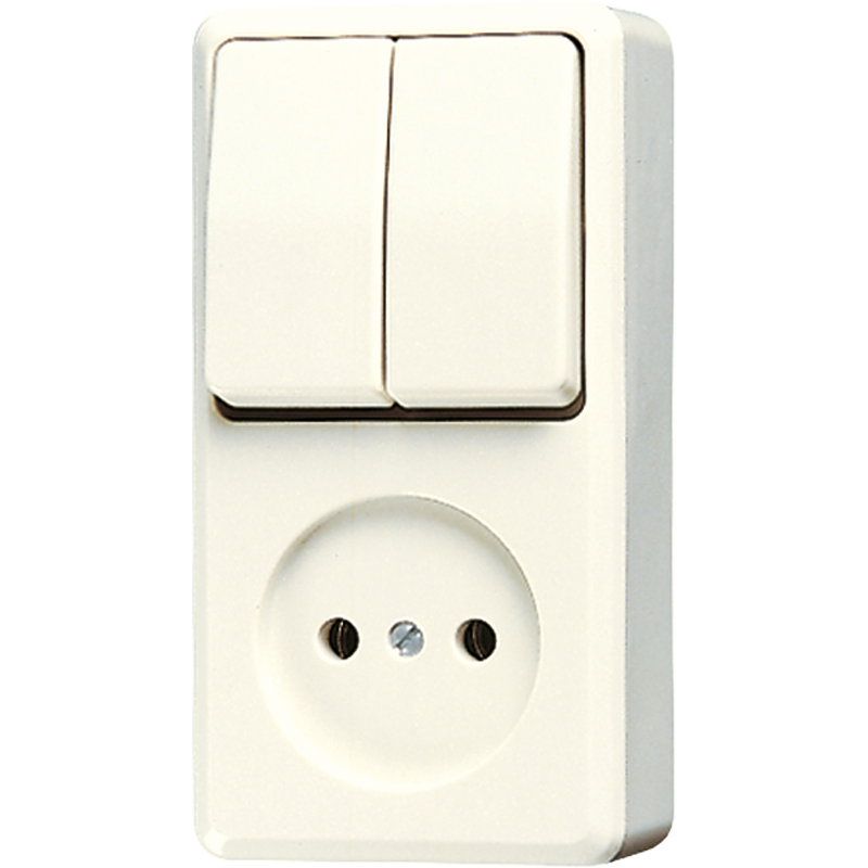 OPBOUW COMBINATIE SCHAKELAAR 645A Z/A