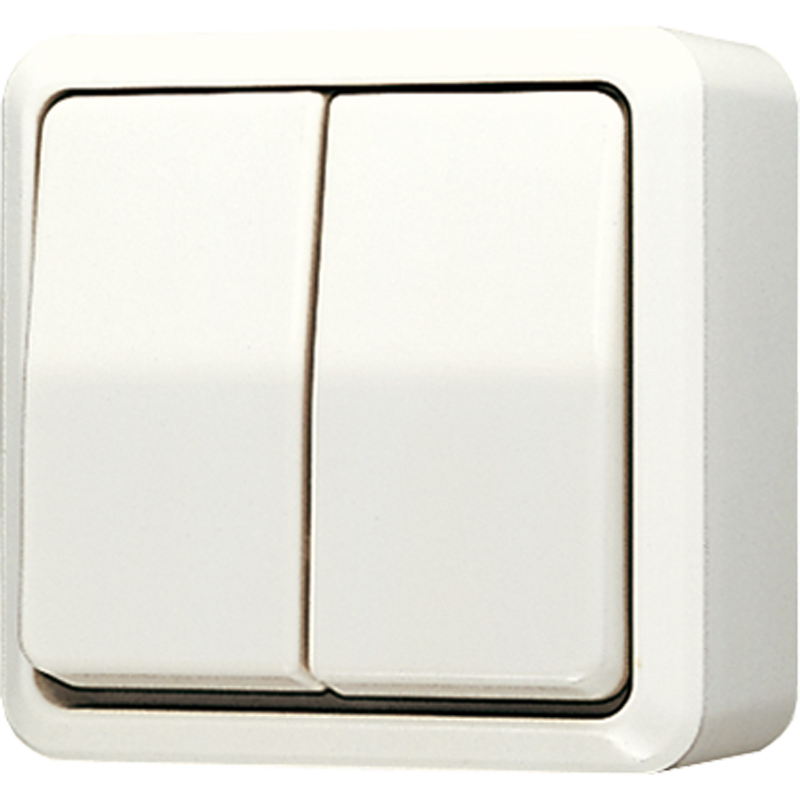 OPBOUW SCHAKELAAR SERIEEL 605A 2-VOUDIG