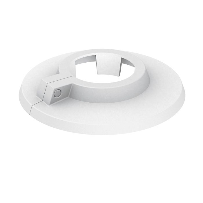 KLEMROZET 15MM WIT KLIKMONTAGE