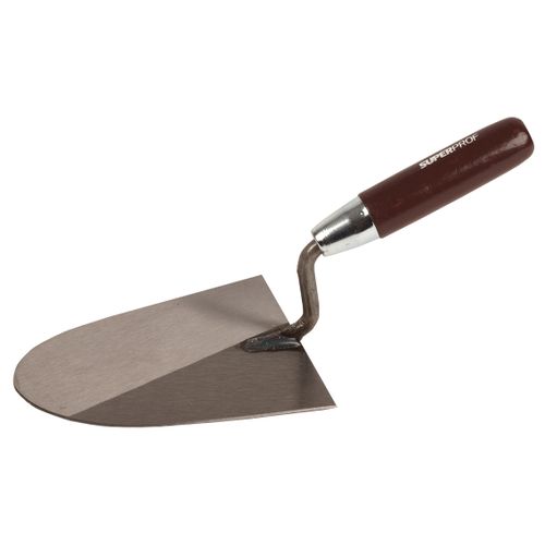 SUPER PROF METSELTROFFEL 160MM LINKS HOUTEN HANDGREEP