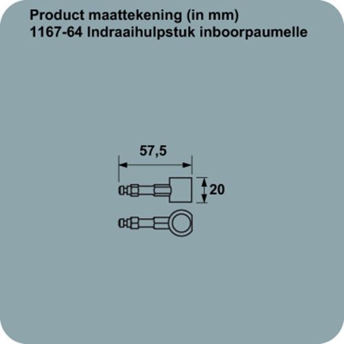 AXA STALEN BOORHULPSTUK/INBOORPAUMELLES