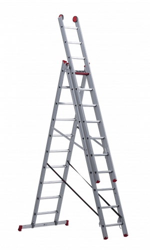  ATLANTIS REFORMLADDER 3X12 GECOAT MET GRATIS LADDERBORDES ATLANTIS