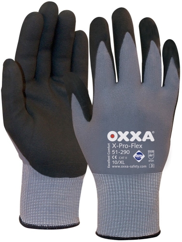 OXXA Premium HANDSCHOEN OXXA X-PRO-FLEX GR/ZW MT 9
