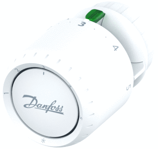 DANFOSS RADIATORTHERMOSTAATKNOP WIT