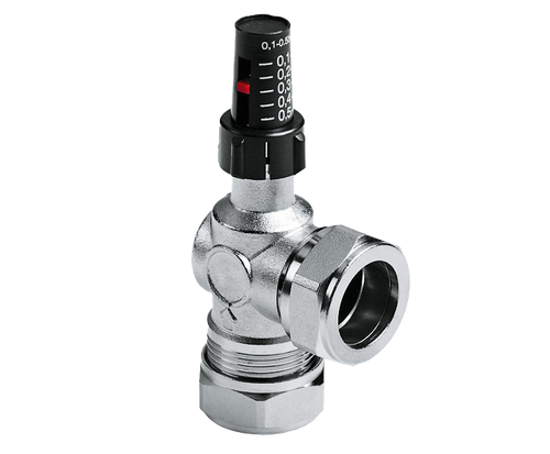  DRUKVERSCHILREGELAAR 22MM KNEL