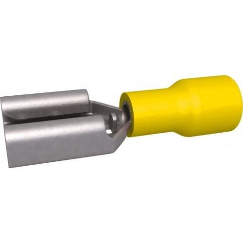  VLAKSTEKERHULS 4-6MM2 GEEL