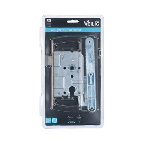  INSTEEKSLOT PC55 RVS VOORPLAAT AFGEROND