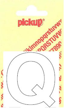  PLAKLETTER Q HELVETICA 60MM WIT