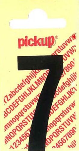 PICKUP INTERNATIONAL PLAKCIJFER 7 NOBEL 150MM ZWART