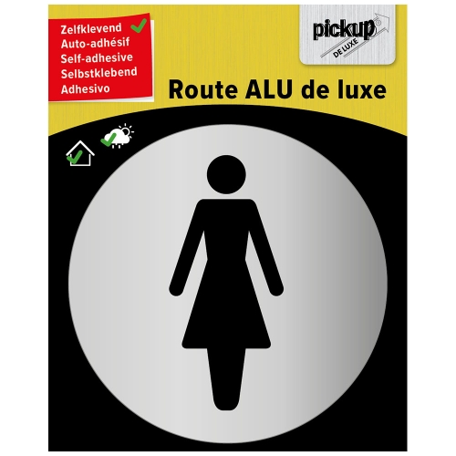 PICKUP INTERNATIONAL ROUTE ROND BRUSHED ALU DAME PICTO ROND