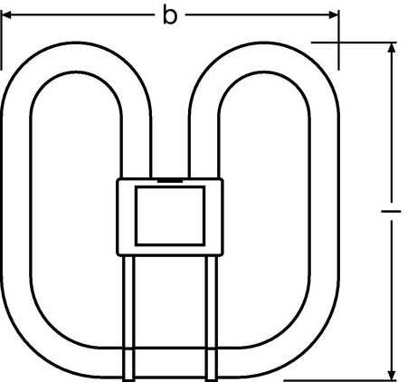 OSRAM SQUARE 38W/835 GR10Q
