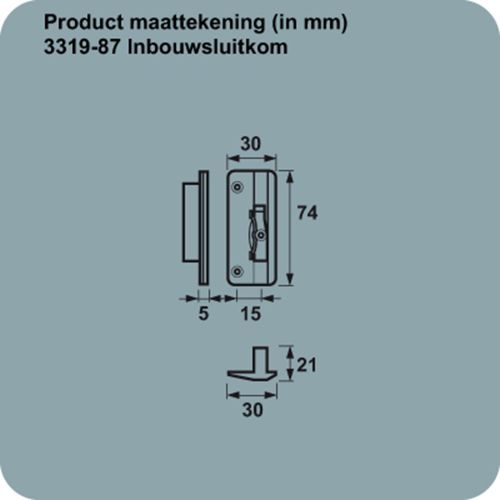 AXA SLUITKOM+VEER RECHTS GZA