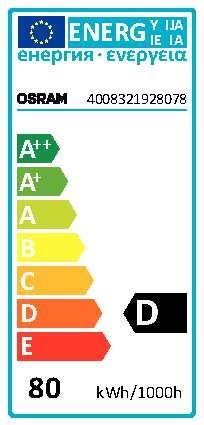 OSRAM HALOGEEN STAAF 80W 230V R7S