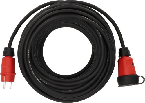 BRENNENSTUHL PROFESSIONAL VERLENGSNOER VN 2100 IP44 25MTR ZWART H07RN-F 3X1,5