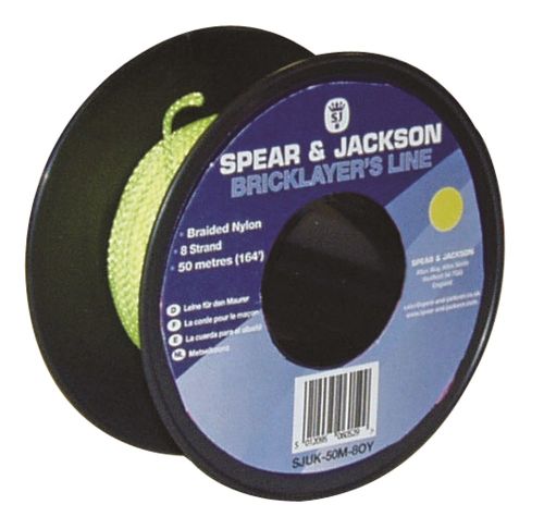SUPER PROF METSELKOORD NYLON OR/GE 50MTR