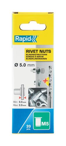 RAPID BLINDKLINKMOEREN M5 INCL BOOR 20ST