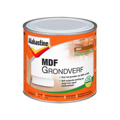 ALABASTINE MDF 2-IN-1 GRONDVERF 500 ML