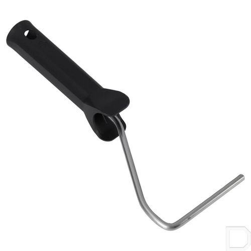  VEWELUX VERFBEUGEL KORTE STEEL 11CM ZWAR