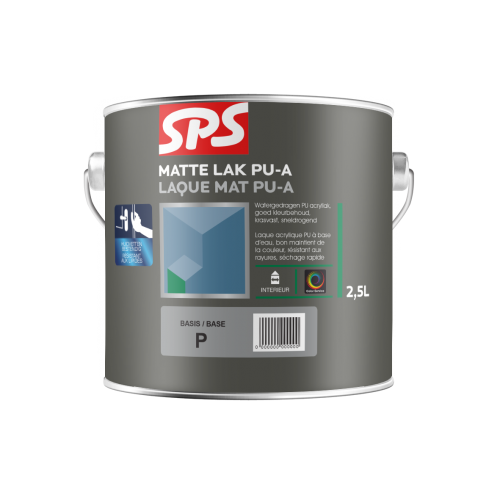  SPS MATTE LAK PU-A RAL 9010 2,5 LTR