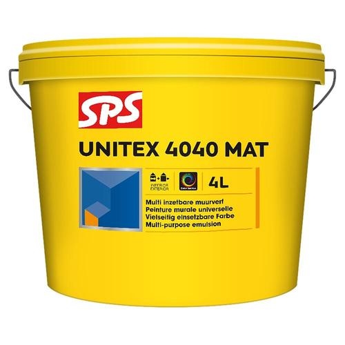 SPS UNITEX 4040 MAT WIT-BLANC 4LTR