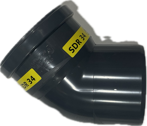 FUNKE PVC MANCHET BOCHT 45' 160MM MOF/SPIE SN8