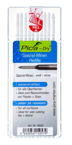 PICA -DRY RES.STIFTJES WATERF. WIT 4043