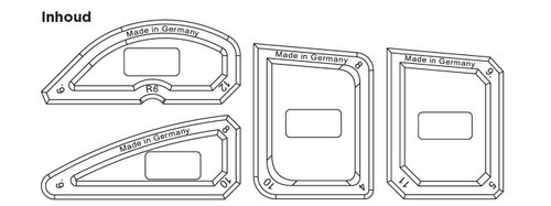SUPER PROF KITSTRIJKER SET SILICOMPLETE