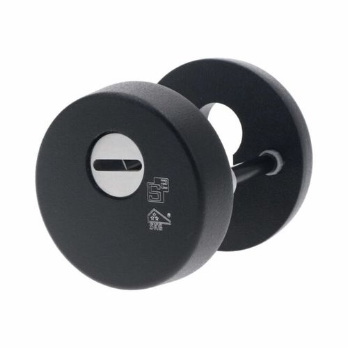  ROZET ROND 60MM ZWART KERNTREK 36-59MM