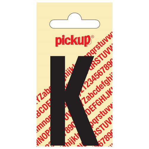 PICKUP INTERNATIONAL LETTER K 60MM ZWART