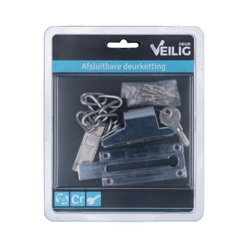  DEURKETTING AFSLUITBAAR NIKKEL