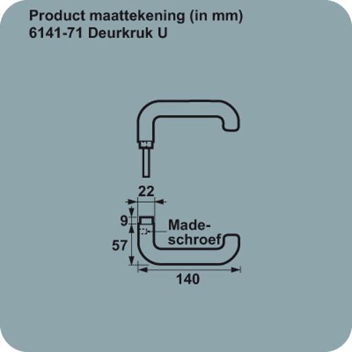 AXA DEURKRUK 6141 TYPE 