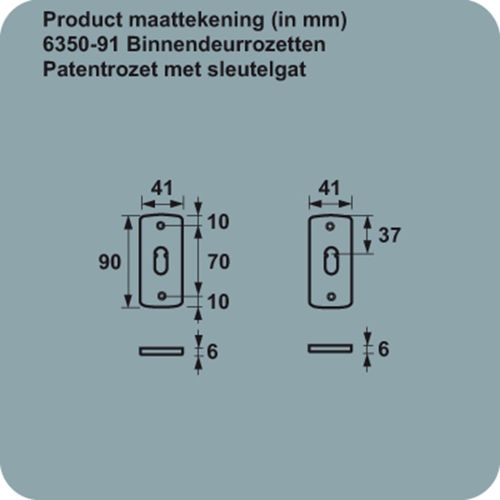 AXA PATENTROZET MET SLEUTELGAT F1
