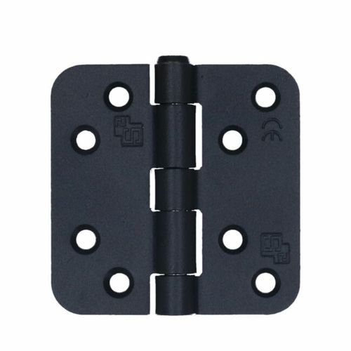  SCHARNIER 76X76X2.4 ROND ZWART (2ST)