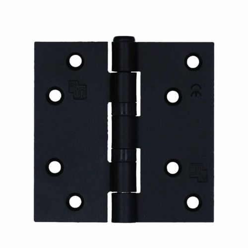  NYLONL. SCHARNIER 89X89 ZWART ROND 3 ST