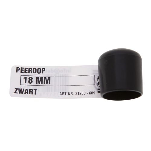  PEERDOP 22MM ZWART