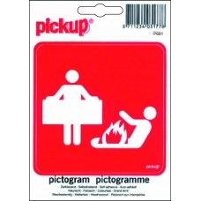 PICKUP INTERNATIONAL PICTOGRAM 10X10CM BLUSDEKEN