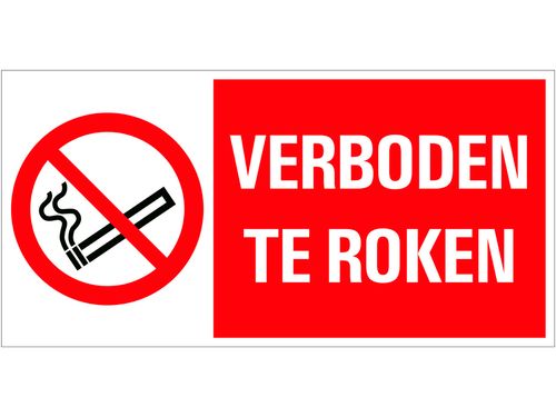 PICKUP INTERNATIONAL BORD 15X30 VLUCHTWEG VERBODEN TE ROKEN