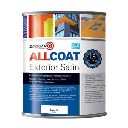 ZINSSER® ALLCOAT BS TR EXTERIOR SATIN 1L