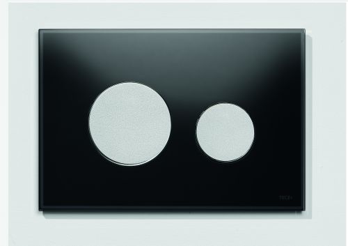 TECE LOOP WC-BEDIENINGSPLAAT GLAS ZWART /