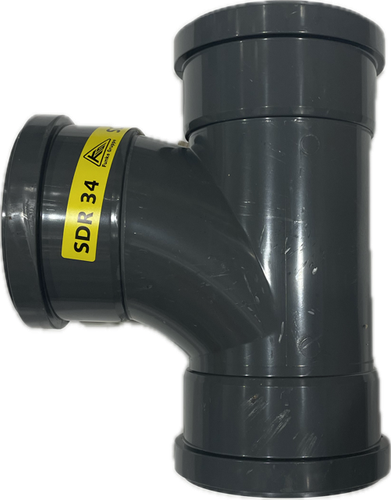 FUNKE PVC MANCHET T-STUK 90' 160MM 3X MOF SN8