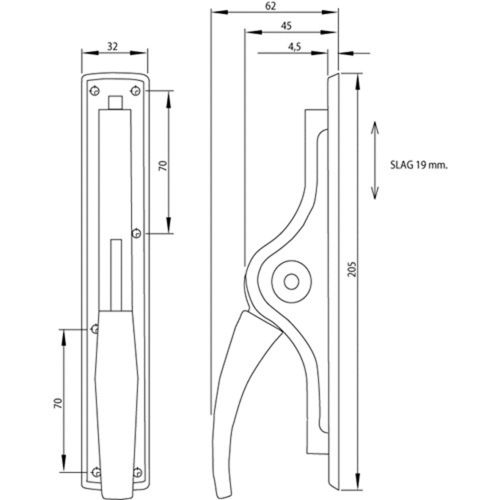 NEMEF STAAF VOOR POMPESPAGNOLET1 VZ 9-225 CM
