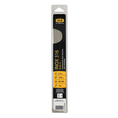  LASELEKTRODEN RVS 316L 2.5MM 10ST