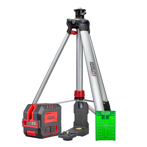 LEVELFIX CL120G KRUISLIJNLASER + STATIEF