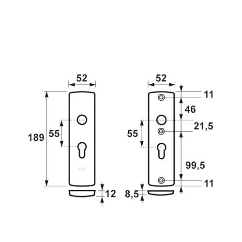 AXA VH KORT SCHILD MET KRUGAT PC-55 F1