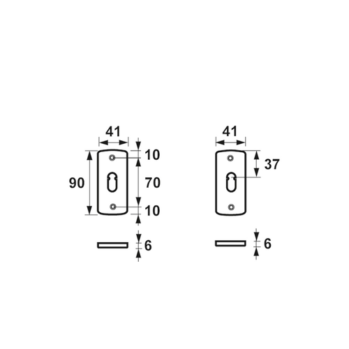 AXA PATENTROZET MET SLEUTELGAT F1